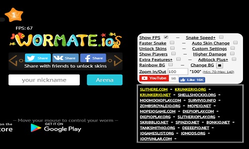 wormate io iogames