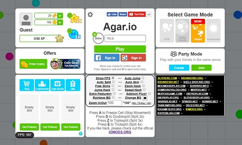 MODDED SERVER CHEATING! - Agar.io (2)