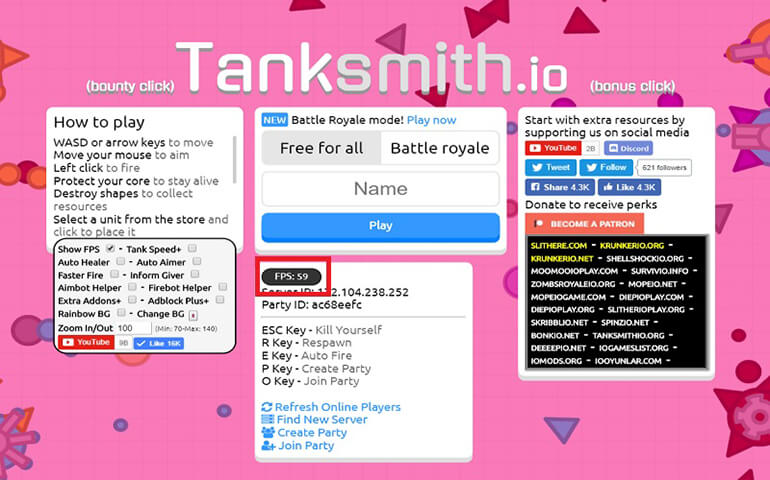 Tanksmith io — Play for free at